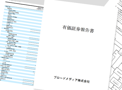 有価証券報告書