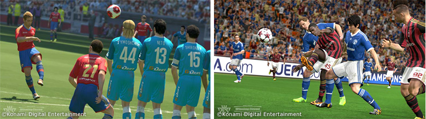 Konamiの人気サッカーゲーム ワールドサッカー ウイニングイレブン 14 Konami 11月28日よりクラウドゲーム サービス Gクラスタ で配信開始